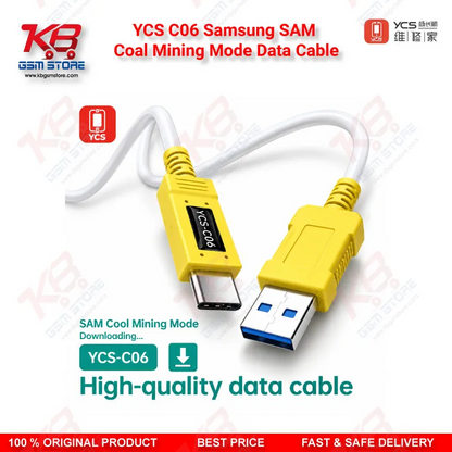 YCS C06 Samsung SAM Coal Mining Mode Data Cable Odin Flash