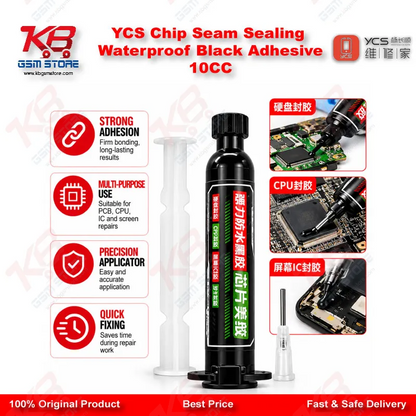 YCS Chip Seam Sealing Waterproof Black Adhesive 10CC