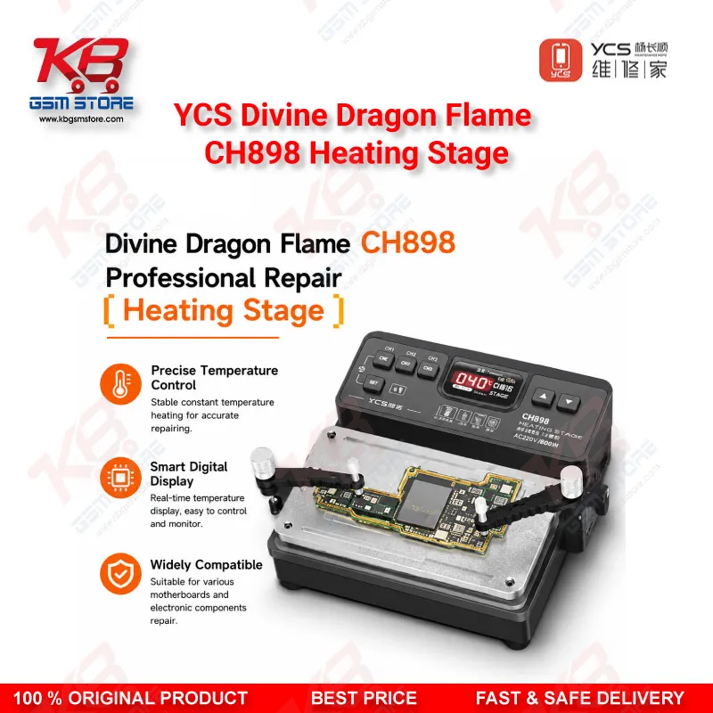 YCS CH898 Divine Dragon Heating Stage – iPhone Motherboard PCB Preheating Station