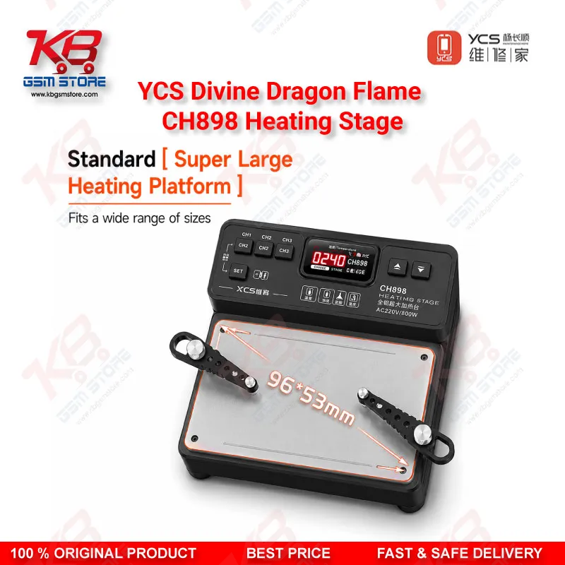 YCS CH898 Divine Dragon Heating Stage – iPhone Motherboard PCB Preheating Station