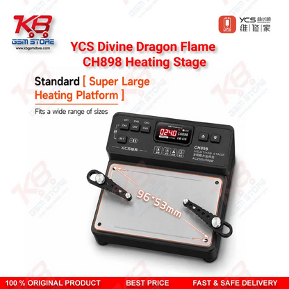 YCS CH898 Divine Dragon Heating Stage – iPhone Motherboard PCB Preheating Station