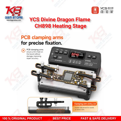 YCS CH898 Divine Dragon Heating Stage – iPhone Motherboard PCB Preheating Station