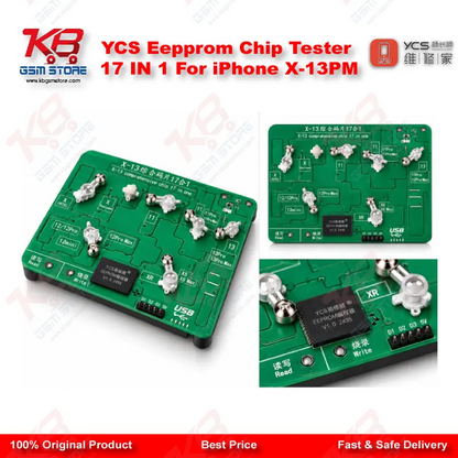 YCS Eepprom Chip Tester 17 IN 1 For iPhone X-13PM
