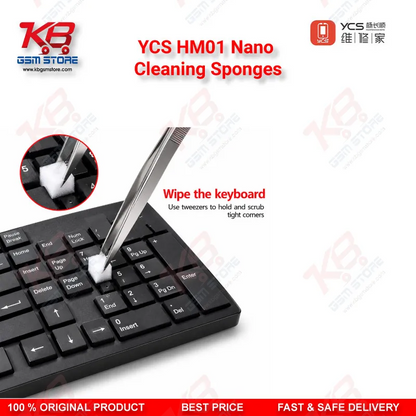 YCS HM01 Nano Cleaning Sponge (500pcs/Box) – Motherboard, Screen & Flux Cleaning Cotton for Mobile Repair