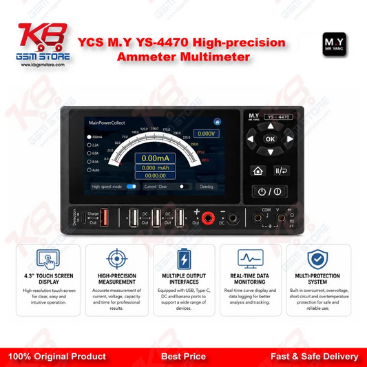 YCS M.Y YS-4470 High-Precision Ammeter Multimeter for Mobile Phone Repair