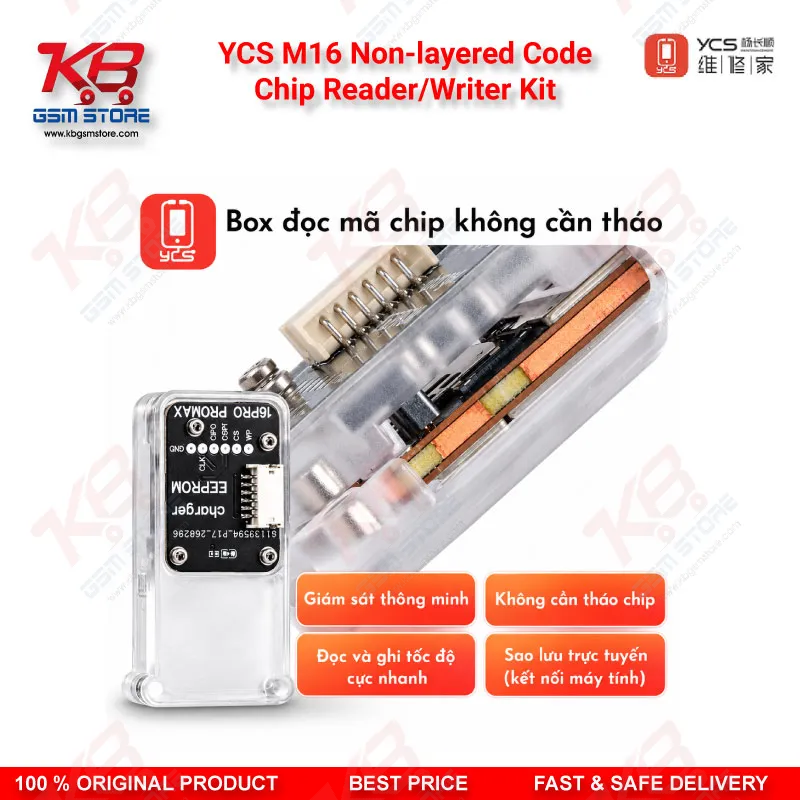 YCS M16 Non-layered Code Chip Reader/Writer Kit for iPhone