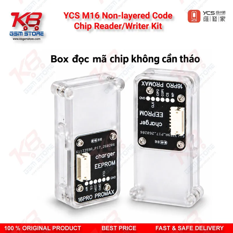 YCS M16 Non-layered Code Chip Reader/Writer Kit for iPhone
