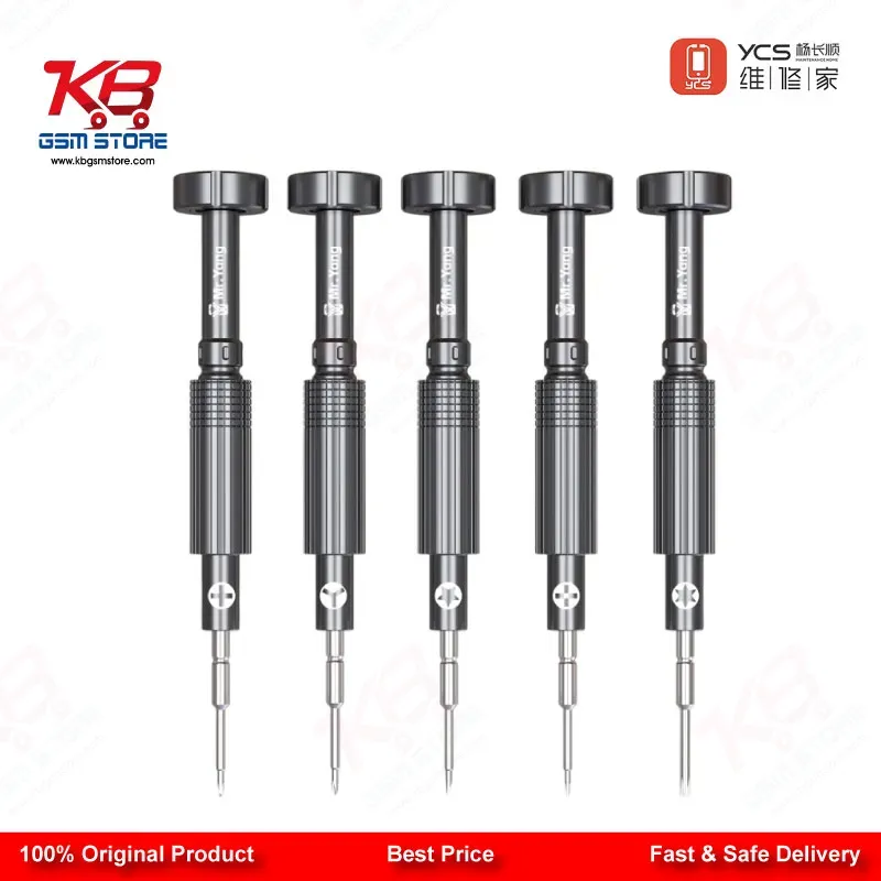 YCS Mr.Yang 2D 5-in-1 S2 Steel Screwdriver Set for Mobile Repair