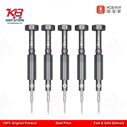 YCS Mr.Yang 2D 5-in-1 S2 Steel Screwdriver Set for Mobile Repair