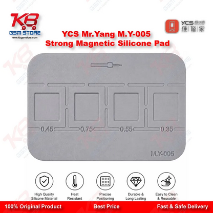 YCS Mr.Yang M.Y-005 Strong Magnetic Silicone Pad – Heat-Resistant Tin Planting Mat