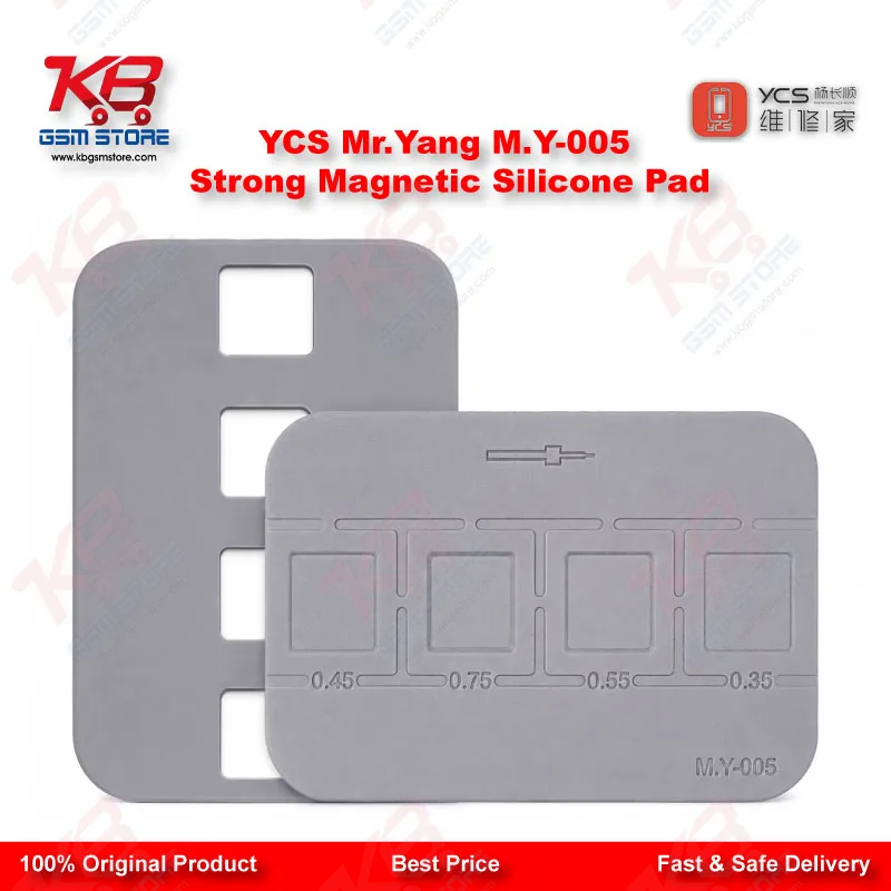 YCS Mr.Yang M.Y-005 Strong Magnetic Silicone Pad – Heat-Resistant Tin Planting Mat