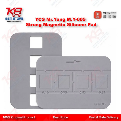 YCS Mr.Yang M.Y-005 Strong Magnetic Silicone Pad – Heat-Resistant Tin Planting Mat