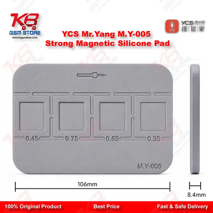 YCS Mr.Yang M.Y-005 Strong Magnetic Silicone Pad – Heat-Resistant Tin Planting Mat