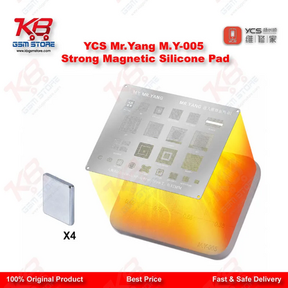 YCS Mr.Yang M.Y-005 Strong Magnetic Silicone Pad – Heat-Resistant Tin Planting Mat
