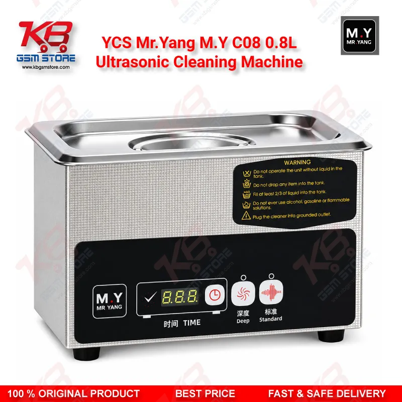 YCS Mr.Yang M.Y C08 0.8L Ultrasonic Cleaning Machine for Mobile PCB Motherboard IC Repair