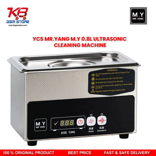 YCS Mr.Yang M.Y C08 0.8L Ultrasonic Cleaning Machine for Mobile PCB Motherboard IC Repair