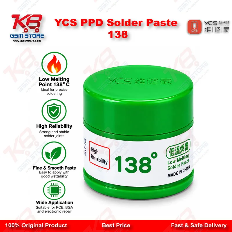 YCS PPD Solder Paste 138
