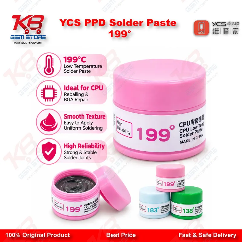 YCS PPD Solder Paste 199°