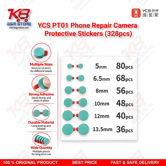 YCS PT01 Phone Repair Camera Protective Stickers (328pcs)