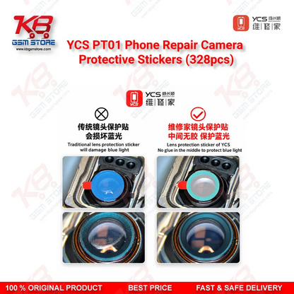 YCS PT01 Phone Repair Camera Protective Stickers (328pcs)