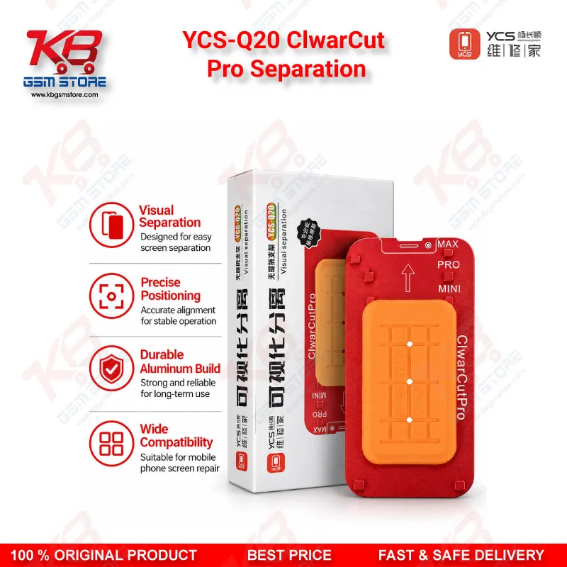 YCS-Q20 ClwarCut Pro Separation Pad for Flat/Curved Screens