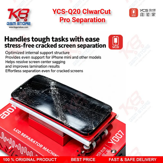 YCS-Q20 ClwarCut Pro Separation Pad for Flat/Curved Screens