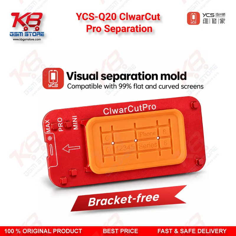 YCS-Q20 ClwarCut Pro Separation Pad for Flat/Curved Screens