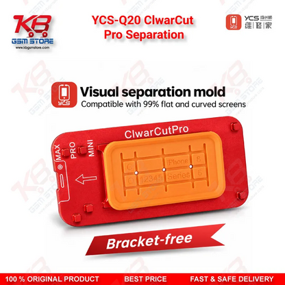 YCS-Q20 ClwarCut Pro Separation Pad for Flat/Curved Screens