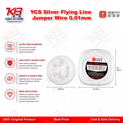 YCS Silver Flying Line Jumper Wire 0.01mm