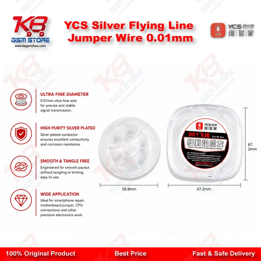 YCS Silver Flying Line Jumper Wire 0.01mm