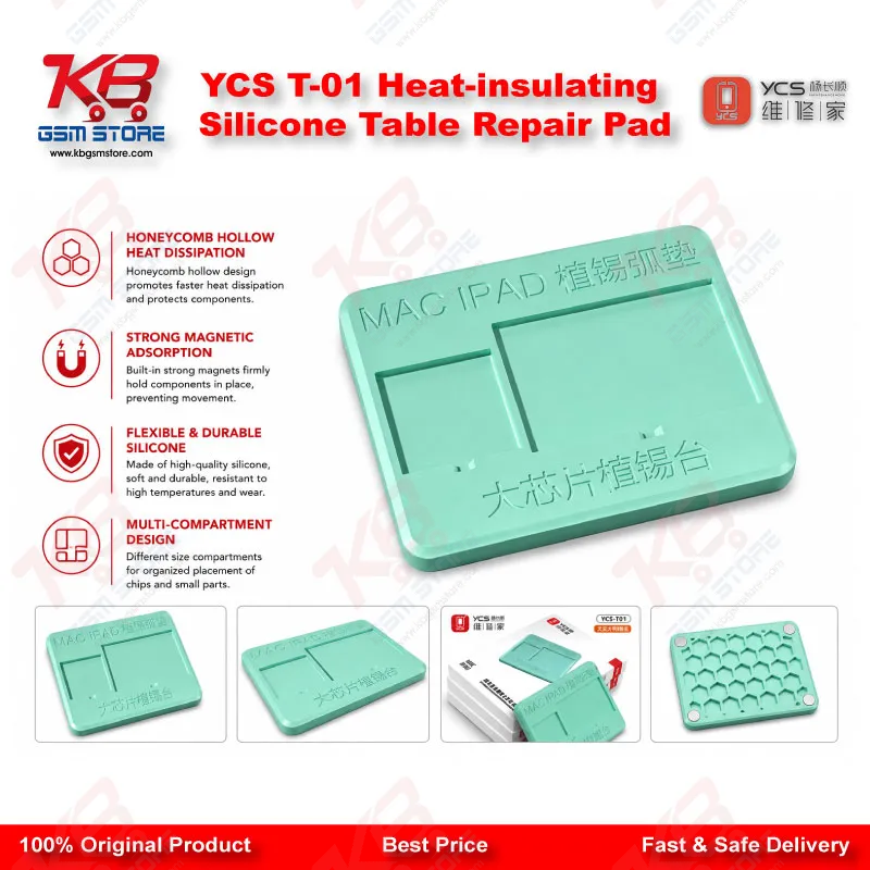 YCS T-01 Heat-insulating Silicone Table Repair Pad