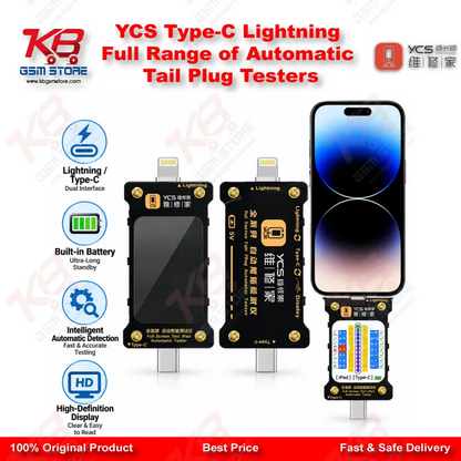 YCS Type-C Lightning Full Range of Automatic Tail Plug Testers