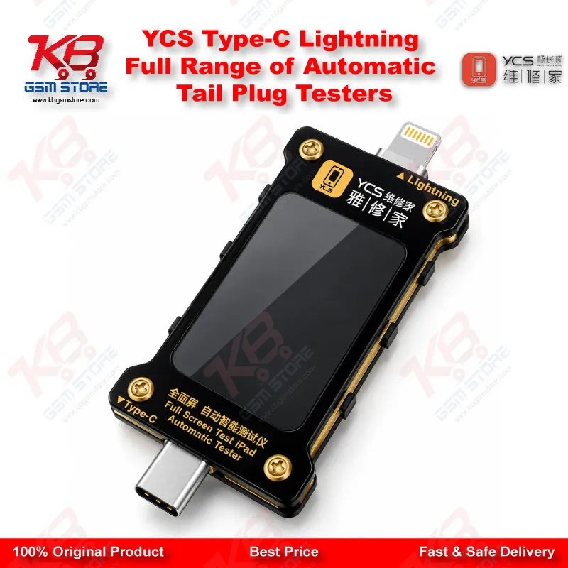 YCS Type-C Lightning Full Range of Automatic Tail Plug Testers