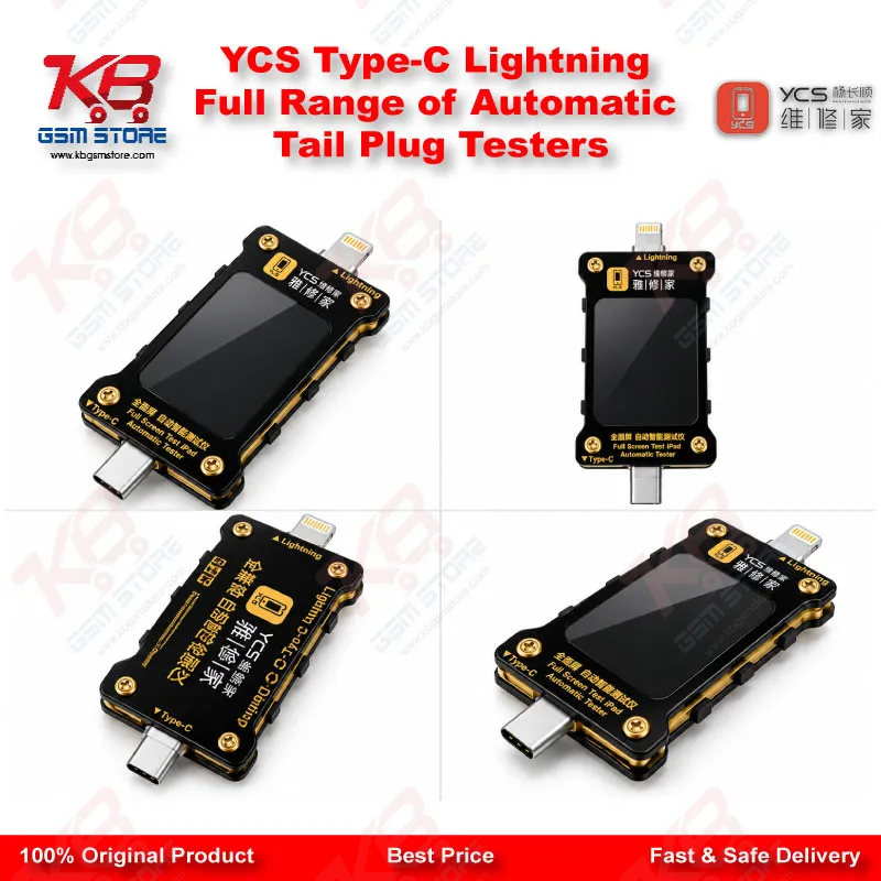 YCS Type-C Lightning Full Range of Automatic Tail Plug Testers