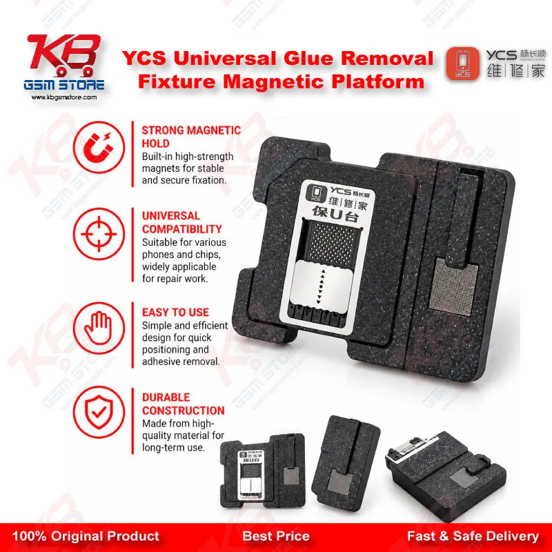 YCS Universal Glue Removal Fixture Magnetic Platform