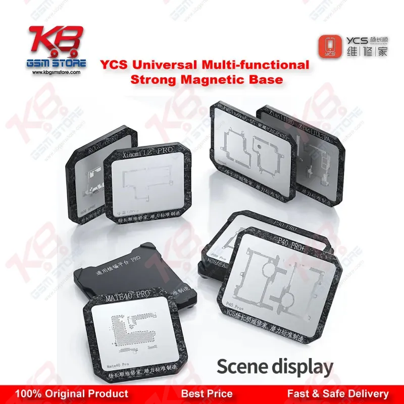 YCS Universal Multi-functional Strong Magnetic Base for IC Reballing & BGA Tin Planting