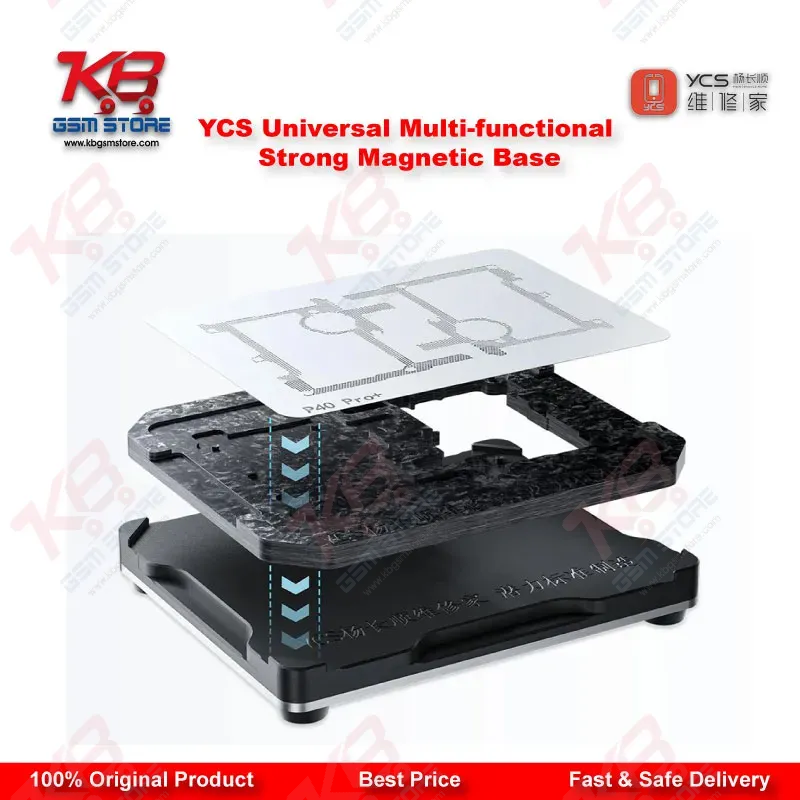 YCS Universal Multi-functional Strong Magnetic Base for IC Reballing & BGA Tin Planting