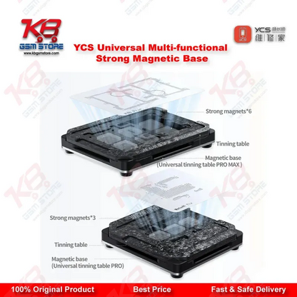 YCS Universal Multi-functional Strong Magnetic Base for IC Reballing & BGA Tin Planting
