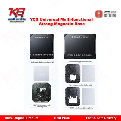 YCS Universal Multi-functional Strong Magnetic Base for IC Reballing & BGA Tin Planting