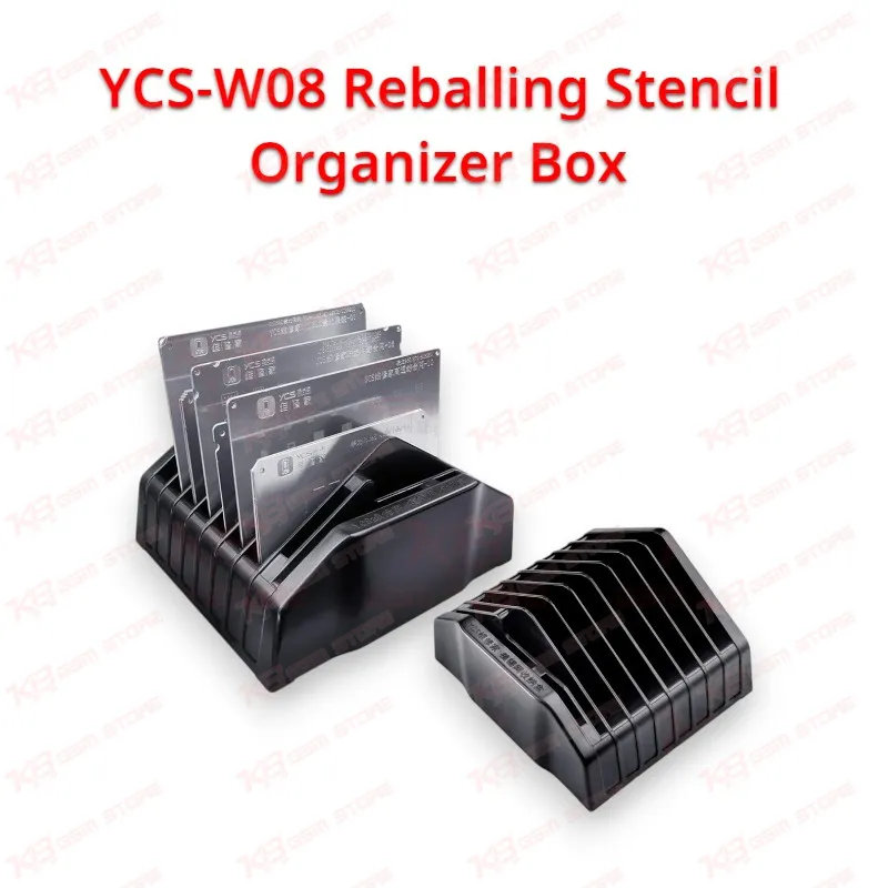 YCS-W08 Reballing Stencil Organizer Box