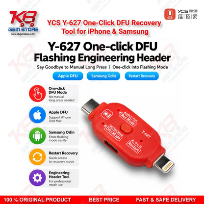 YCS Y-627 One-Click DFU Recovery Tool for iPhone & Samsung