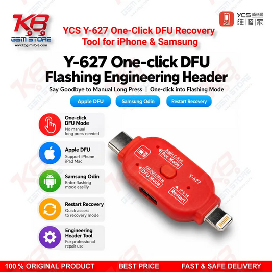 YCS Y-627 One-Click DFU Recovery Tool for iPhone & Samsung