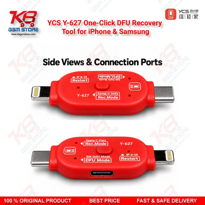 YCS Y-627 One-Click DFU Recovery Tool for iPhone & Samsung