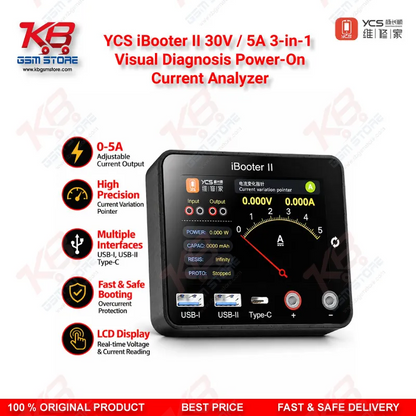YCS iBooter II 30V / 5A Power-On Current Analyzer Pakistan