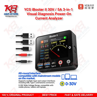 YCS iBooter II 30V / 5A Power-On Current Analyzer Pakistan