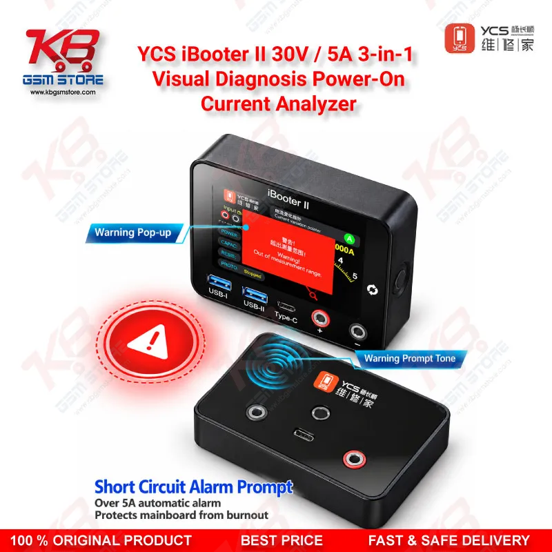 YCS iBooter II 30V / 5A Power-On Current Analyzer Pakistan