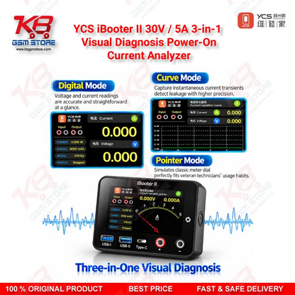 YCS iBooter II 30V / 5A Power-On Current Analyzer Pakistan