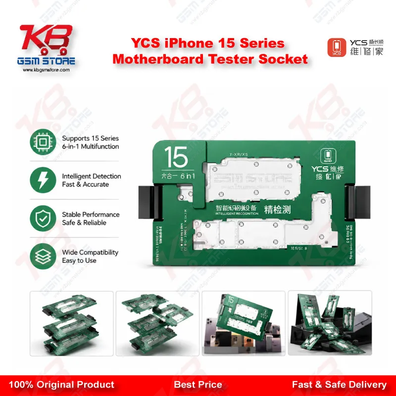 YCS iPhone 15 Series Motherboard Tester Socket