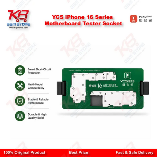 YCS iPhone 16 Series Motherboard Tester Socket
