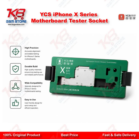 YCS iPhone X Series Motherboard Tester Socket
